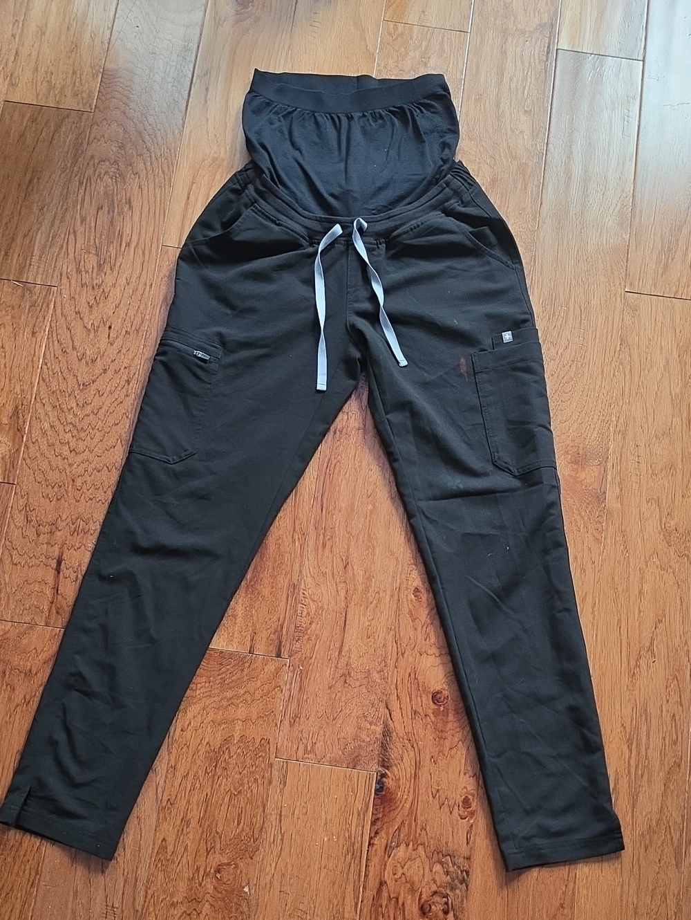 Figs Black Maternity Pants
